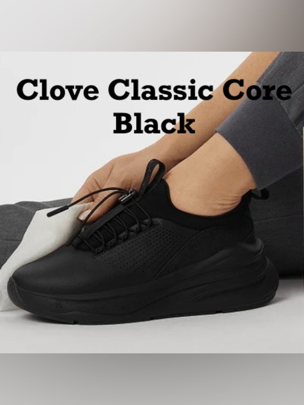 Clove NEW Classic “All Black Option” Size 7 women. #1 Rated Healthcare Shoes!